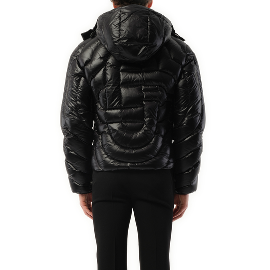 Casa Crest Quilted Down Jacket in Black