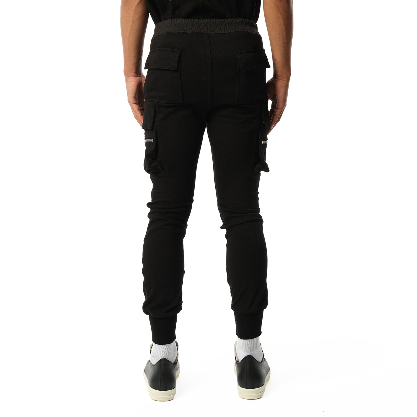 Cotton Mastodon Cargo Pants in Black