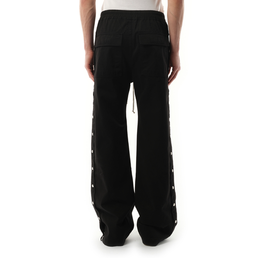 Cotton Pusher Pants in Black