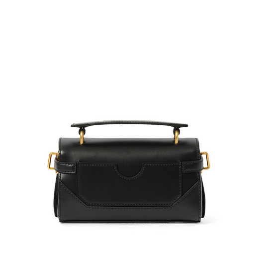 B-Buzz 19 Calfskin Crossbody Bag in Black