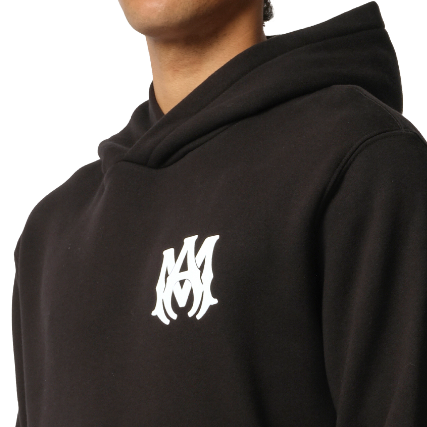 MA Core Logo Hoodie in Black/White