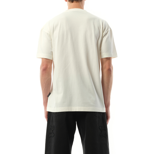 Neck Logo T-Shirt In Off White/Black