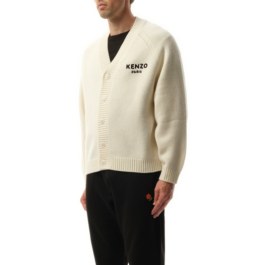 Kenzo Pop Cardigan in Off White