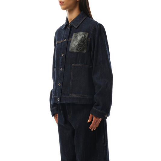 Workwear Jacket in Indigo Blue