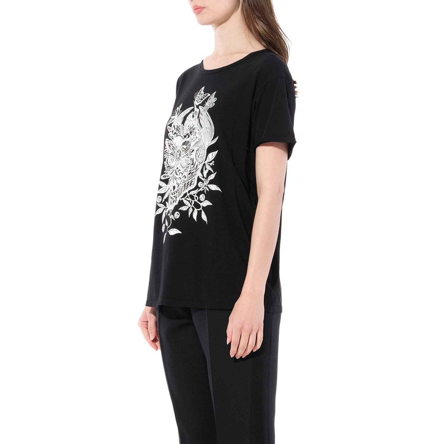 Skull T-Shirt in Black