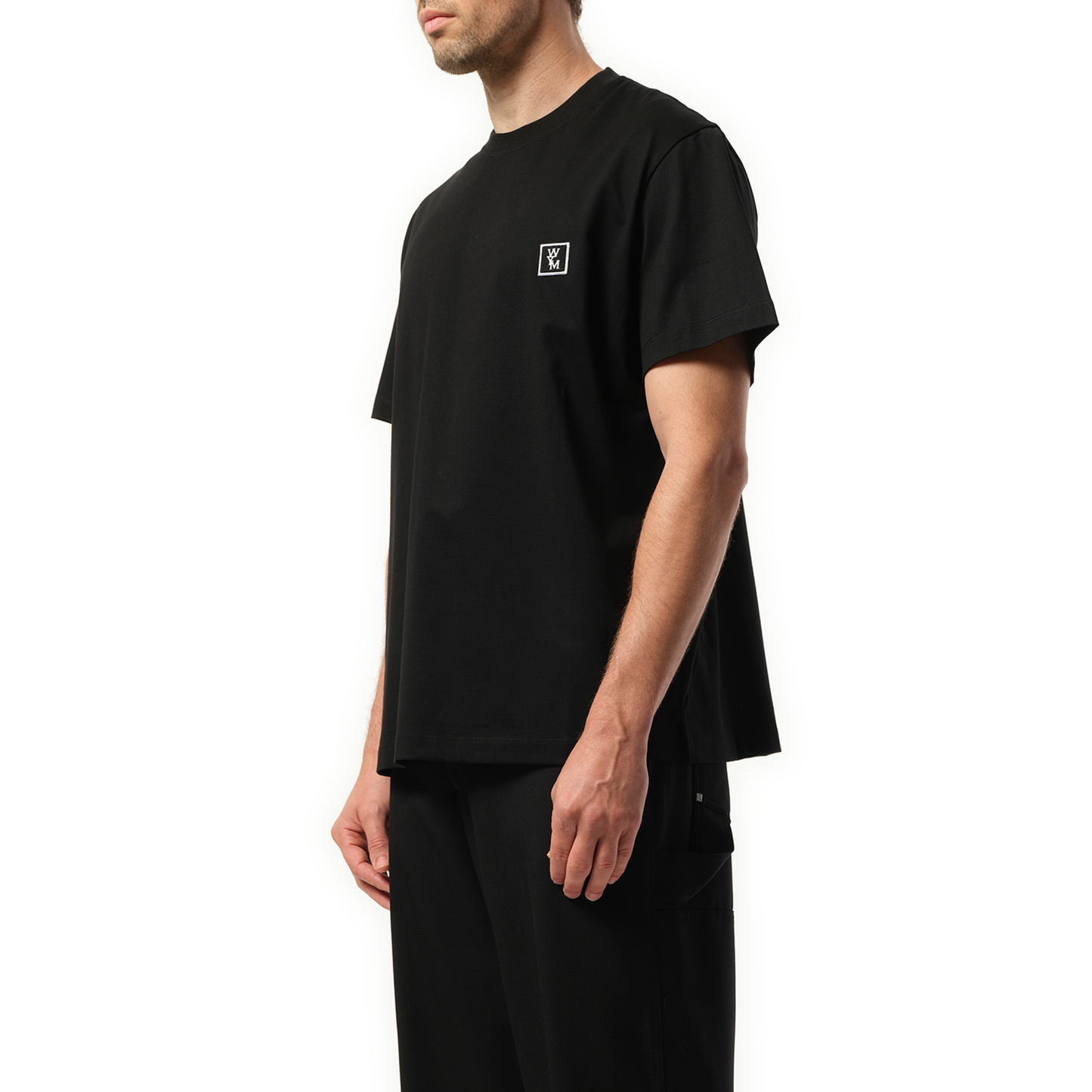 Logo Patch T-Shirt in Black