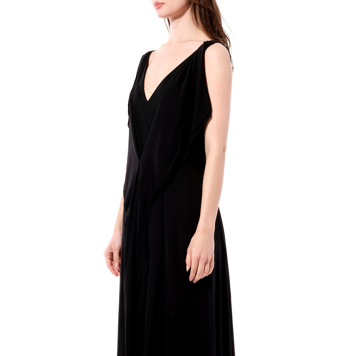 Crepe Dress in Black