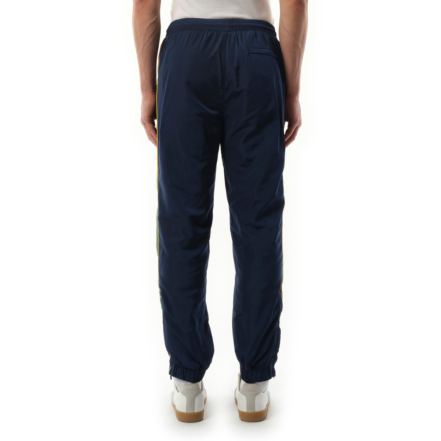 Windbreaker Pants in Navy/Evergreen