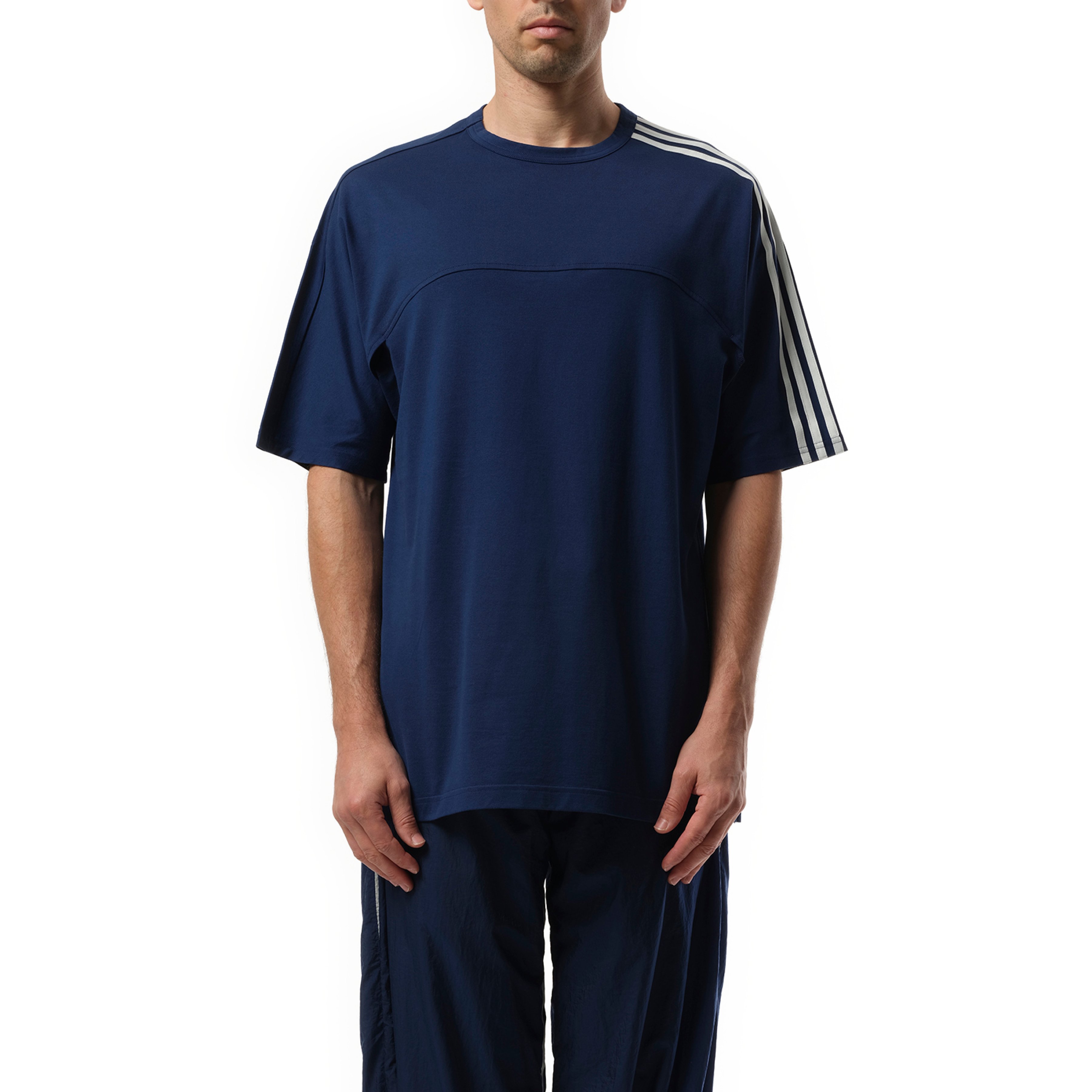 3 Stripe T-Shirt in Dark Blue