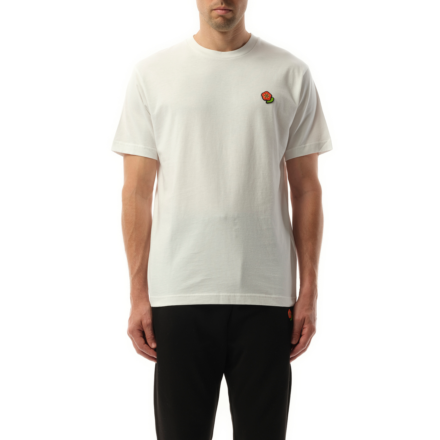 Gots Kenzo Pop Embroidered Classic T-Shirt in Off White