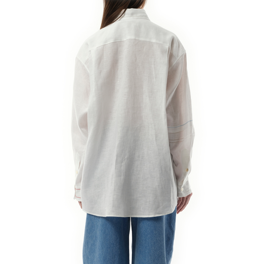 Long Sleeve Shirt in Lily White