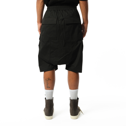 Cotton Poplin Cargo Pods in Black