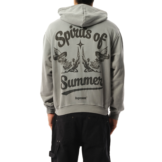 Spirits of Summer Zip Hoodie in Mist