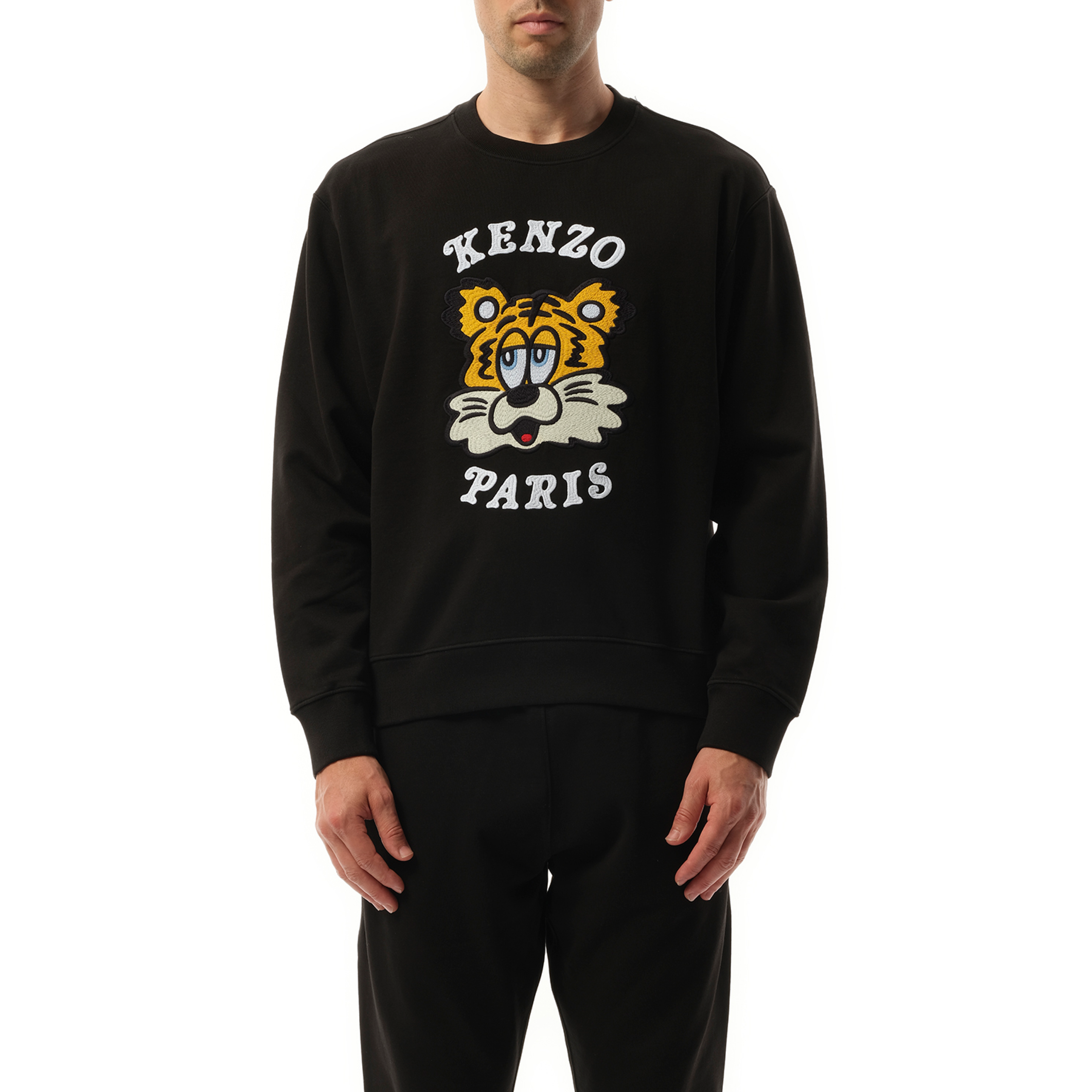 Verdy Collection Embroidered Classic Sweatshirt in Black