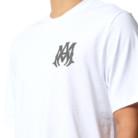 MA Core Logo T-Shirt in White/Black