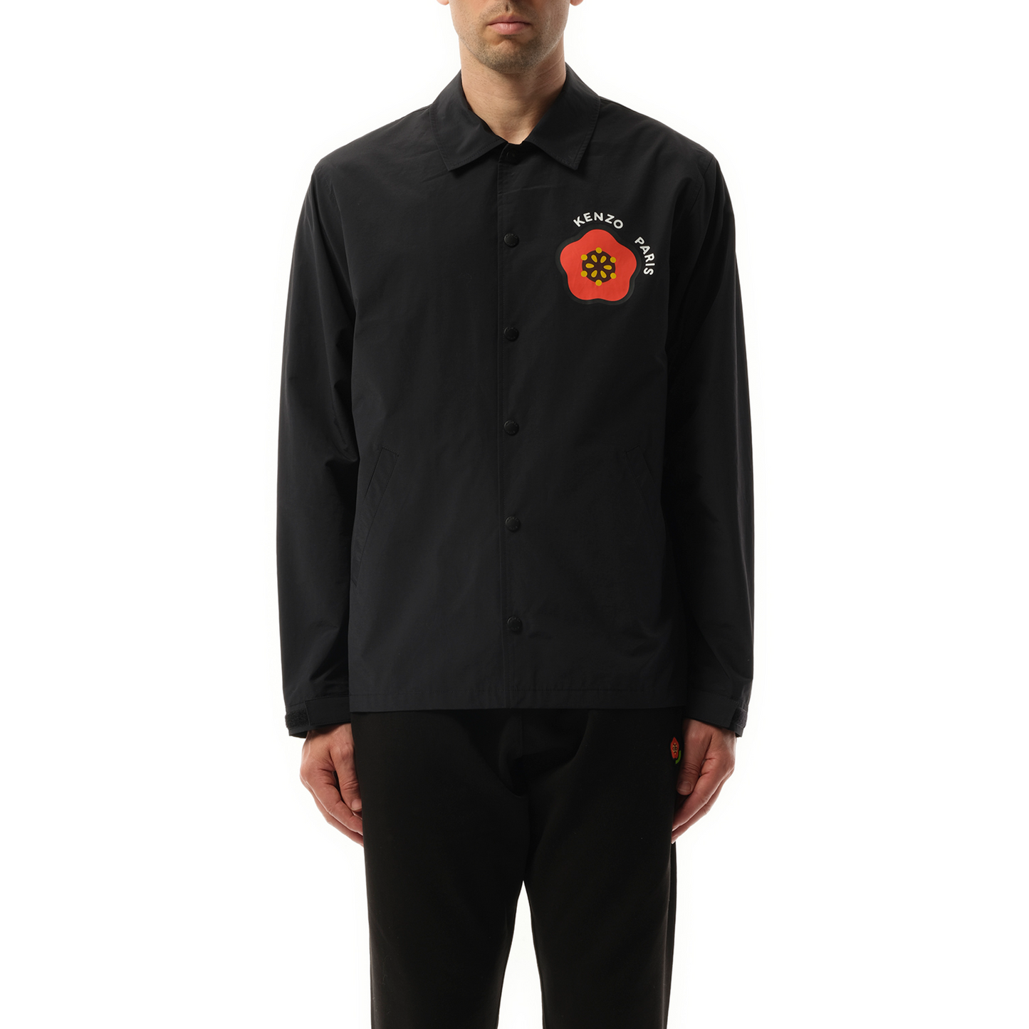 Kenzo Pop Light Coach Jacket in Black