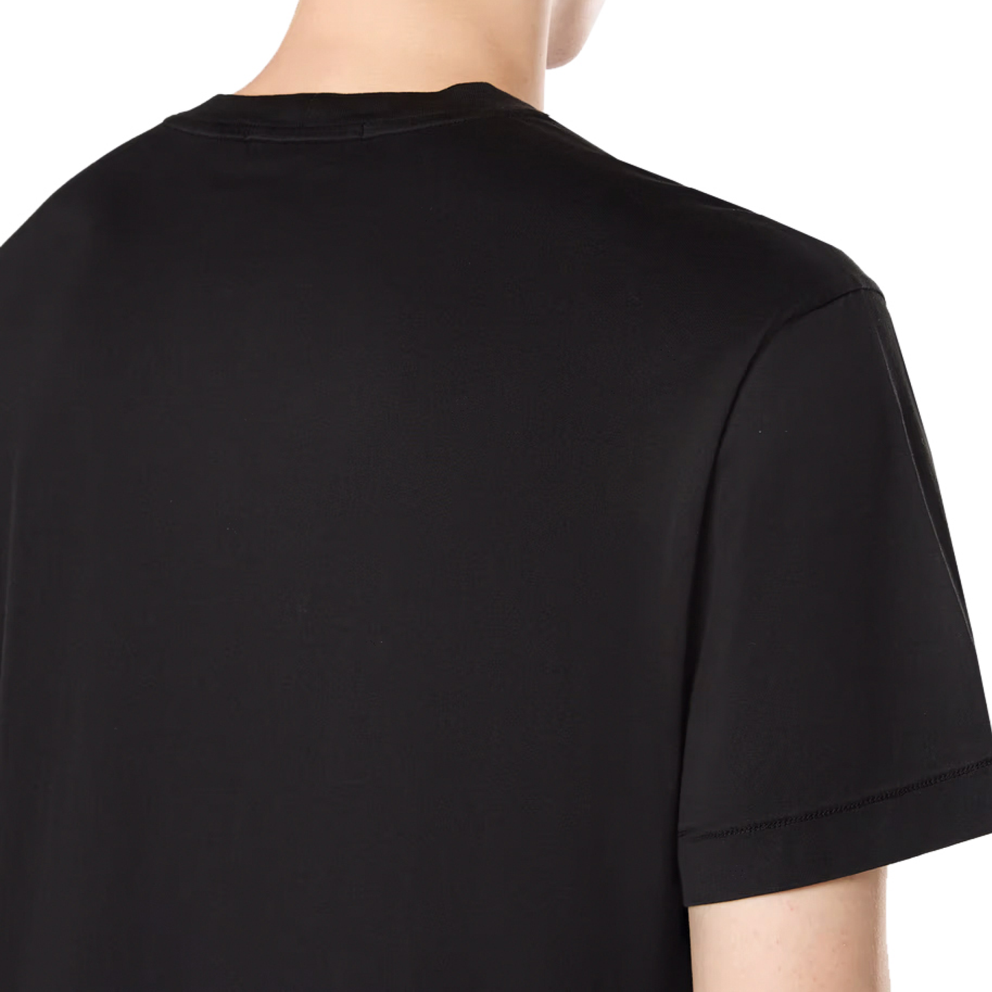 Stone Island Logo Patch T-Shirt in Black