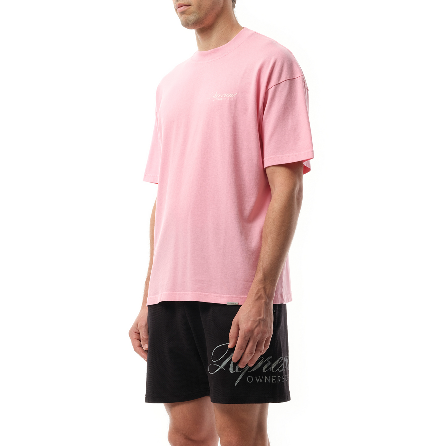 Represent Owners Club Script T-Shirt in Pink