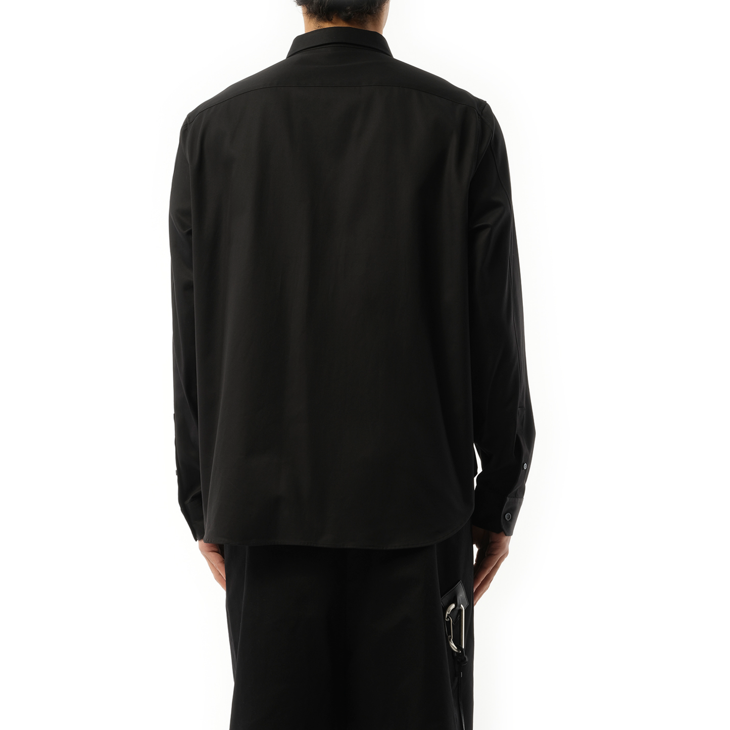 Anagram Pocket Shirt in Black