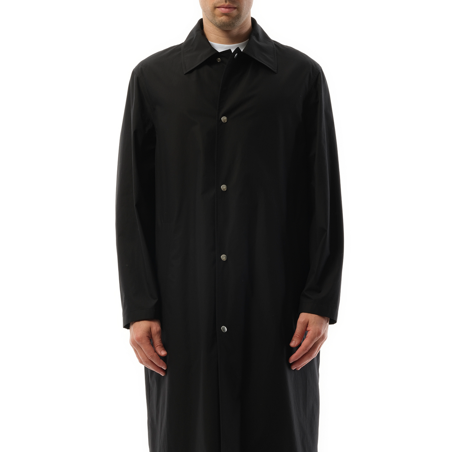 Jil Sander Logo Parka in Black