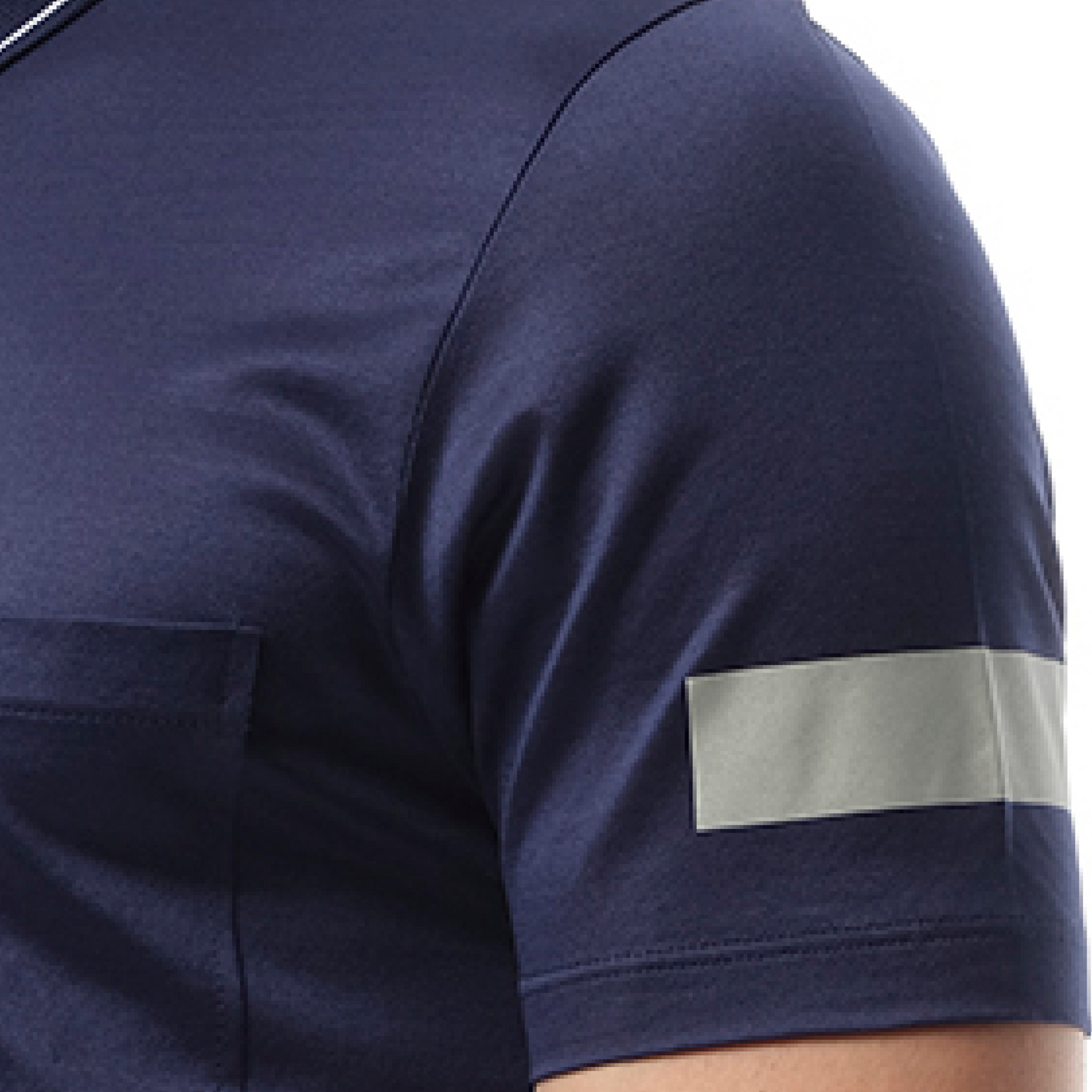 Cut Tape Polo in Blue