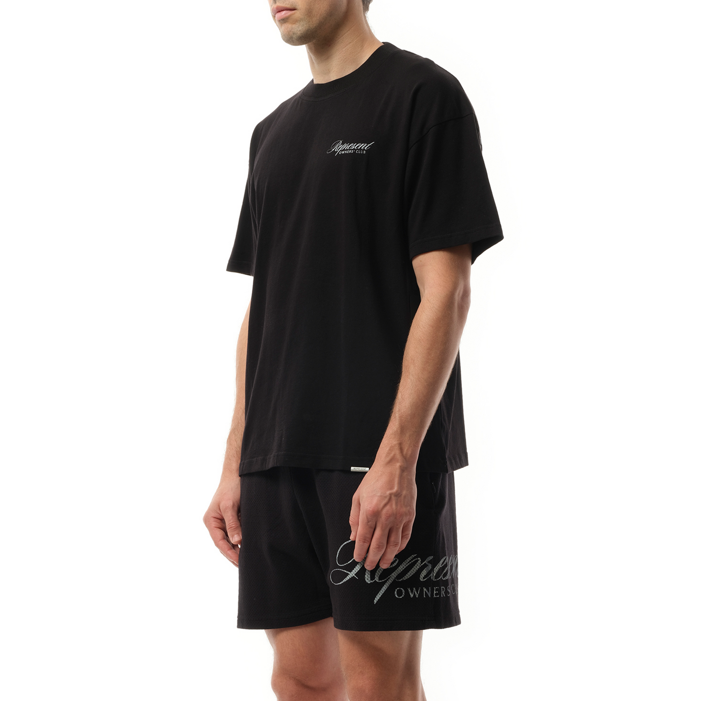 Represent Owners Club Script T-Shirt in Black