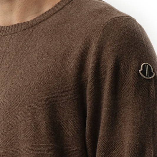 Rick Owens x Moncler Jumbo Round Neck Sweater in Dust