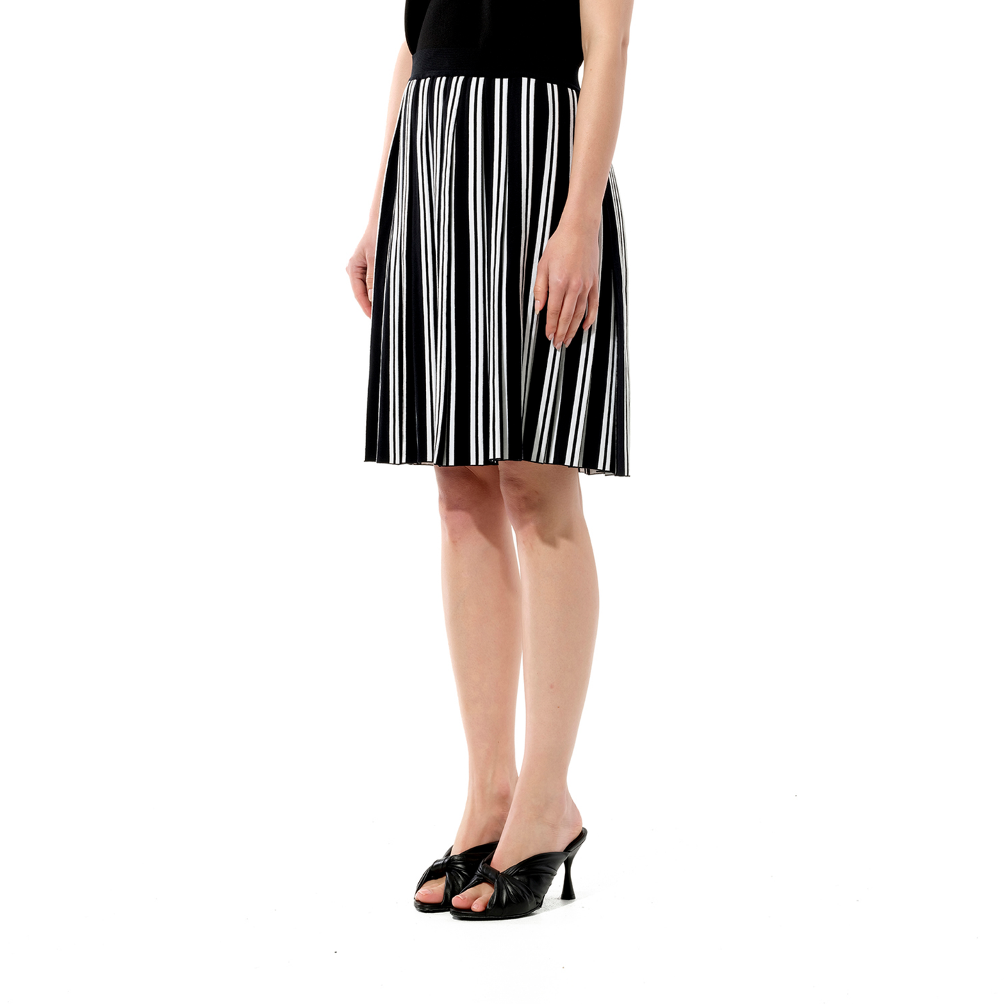 Graph Skirt in Black/White