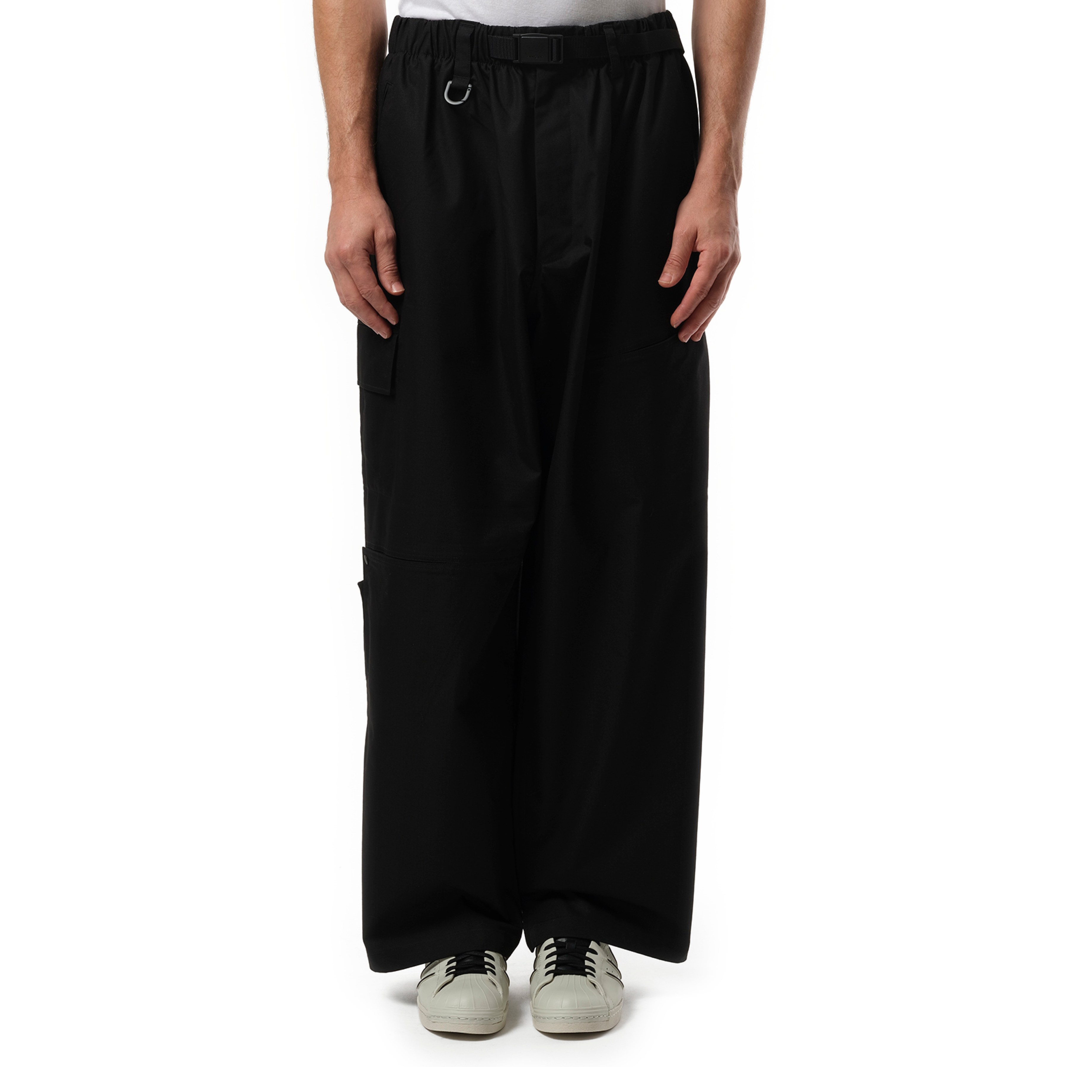 Vent Cargo Pants in Black