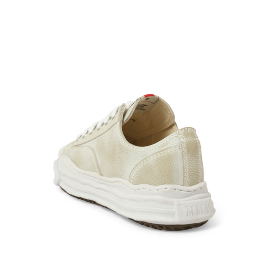 Hank OG Shrink Leahter Sneaker in White