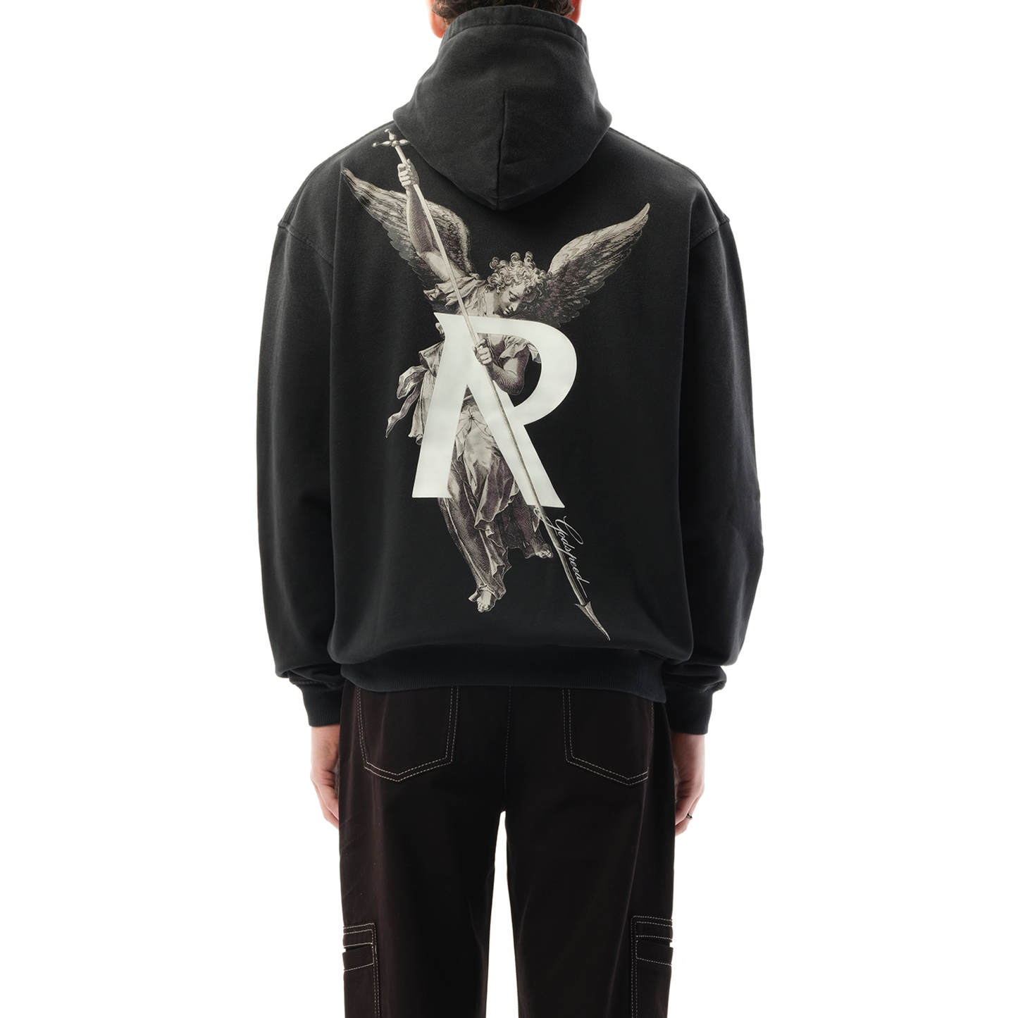 Archangel Hoodie in Stained Black