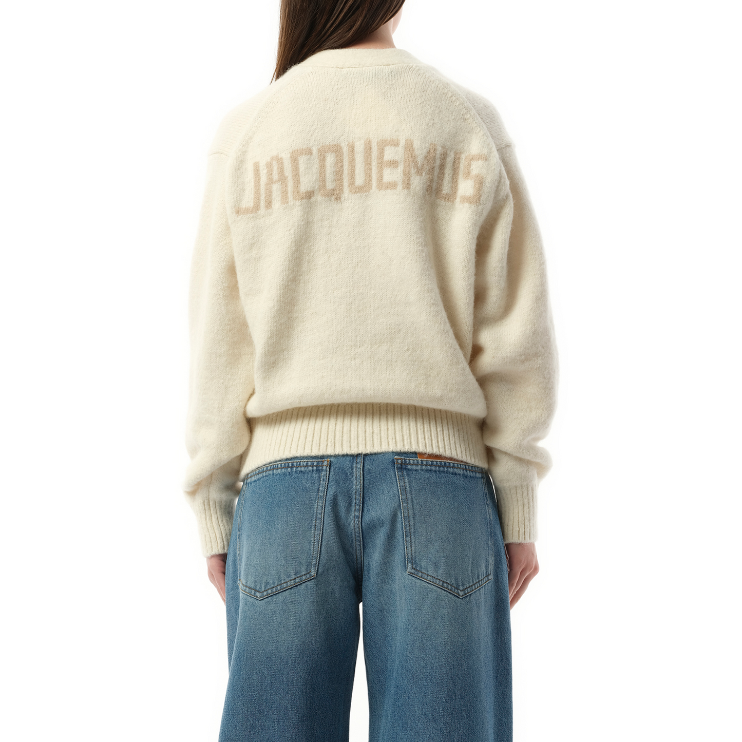 Le Cardigan Jacquemus in Light Beige