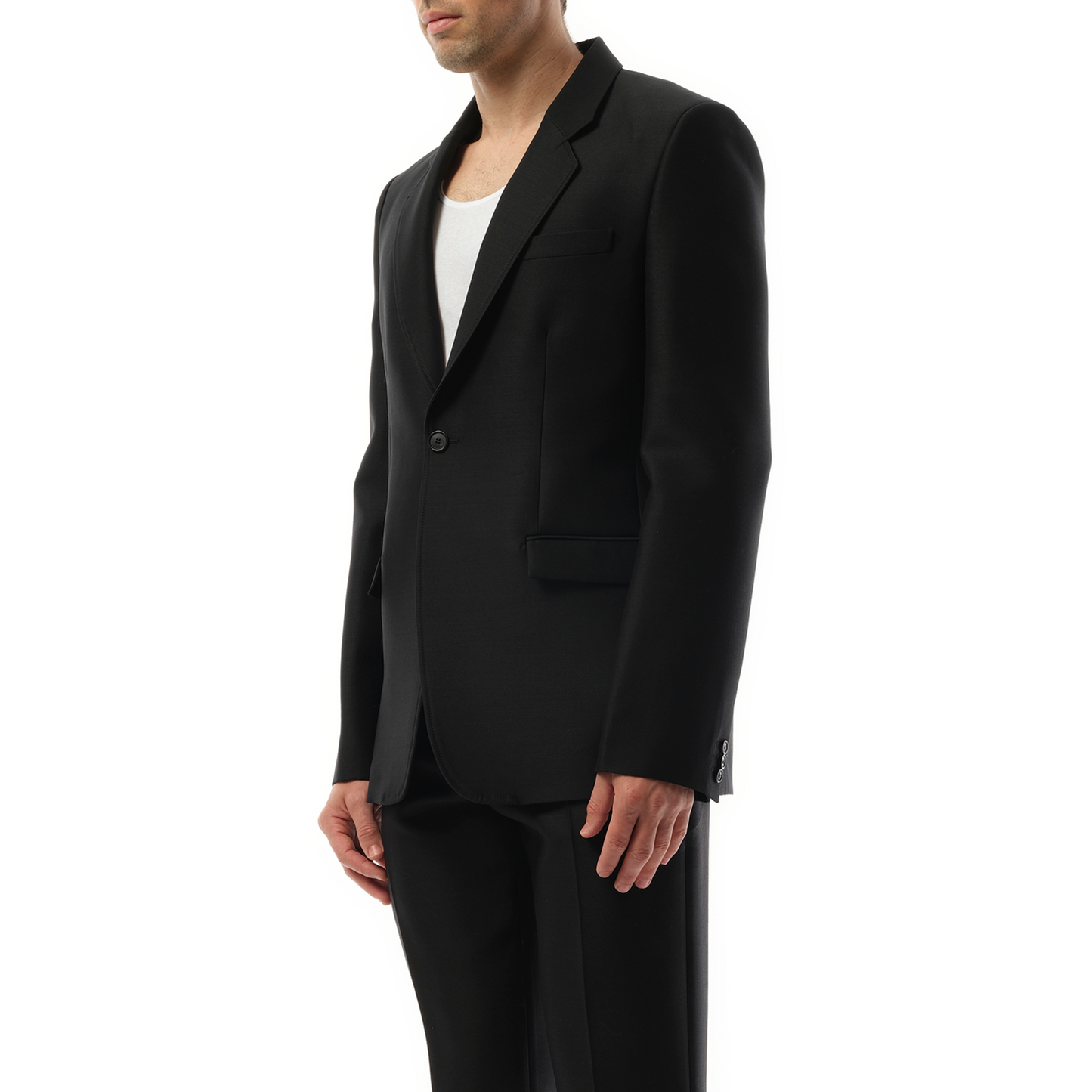 Slim Fit Jacket in Black