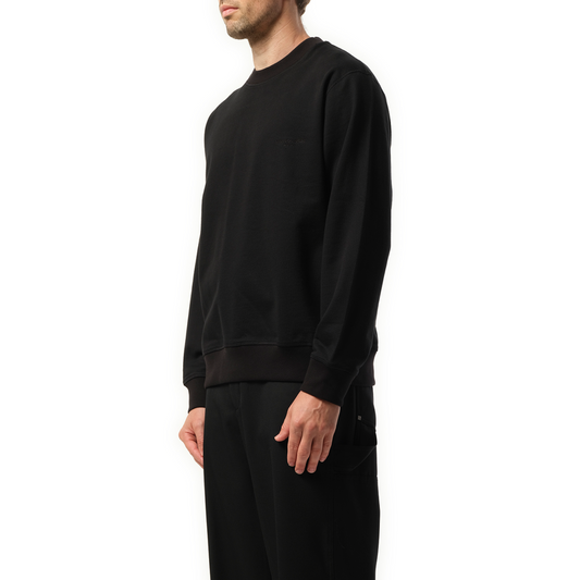 Back Patch Sweatshirt in Black