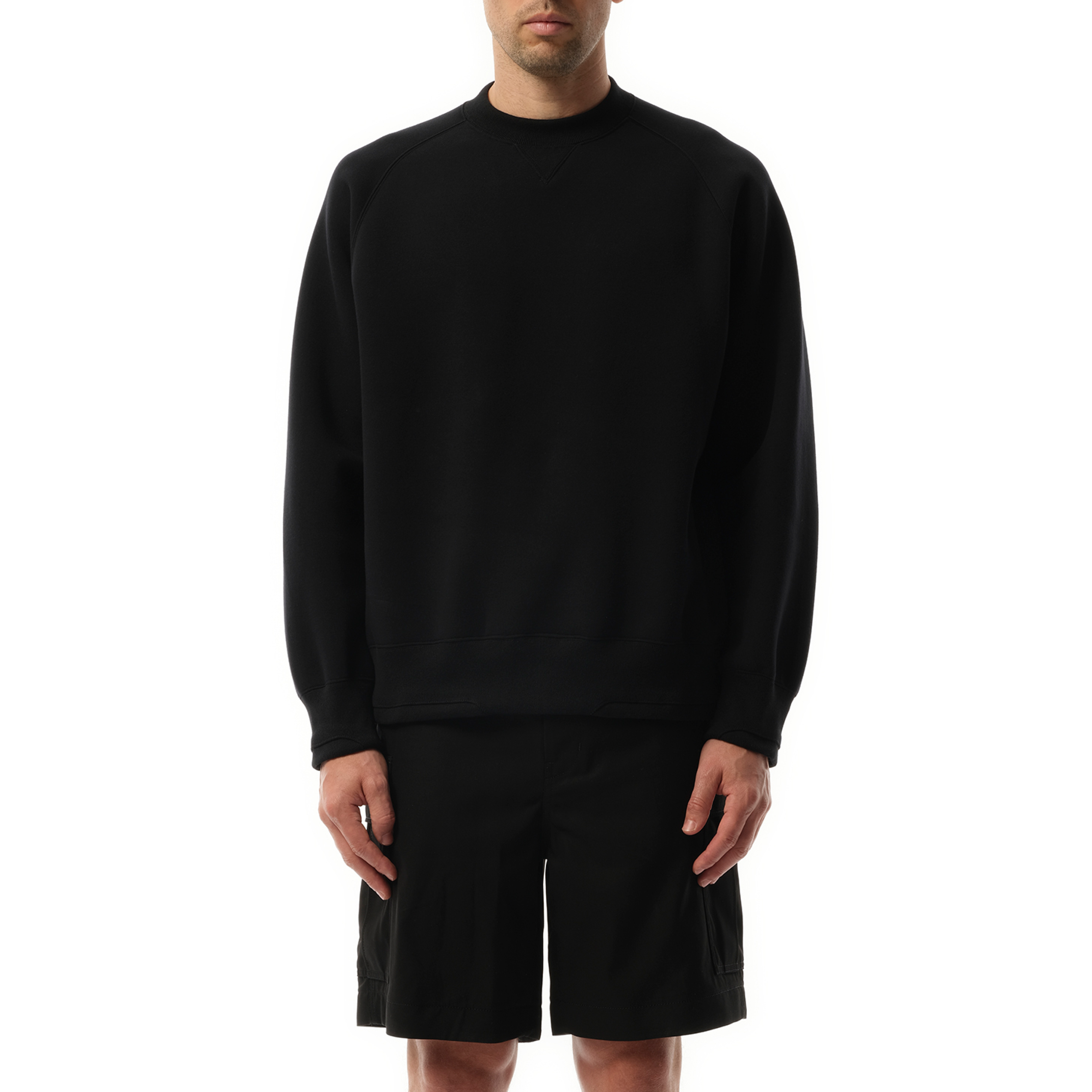 Sponge Sweat Pullover in Black