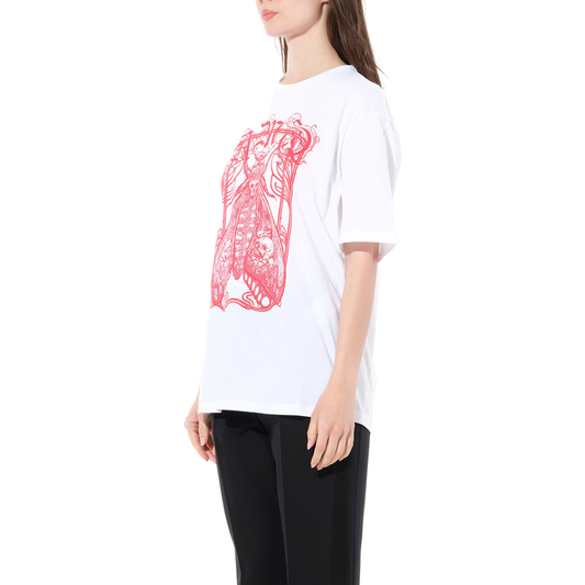 Moth Oversize T-Shirt in White