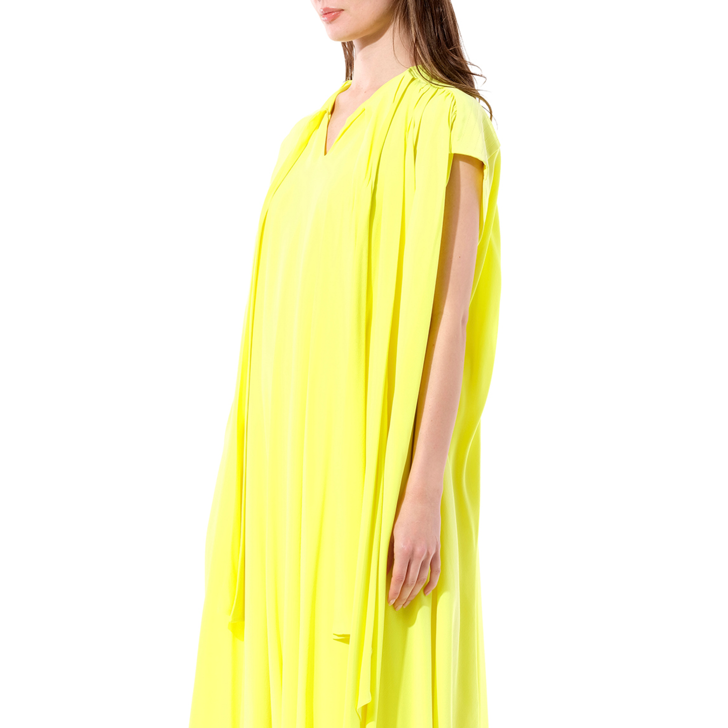 Crepe Dress in Yellow