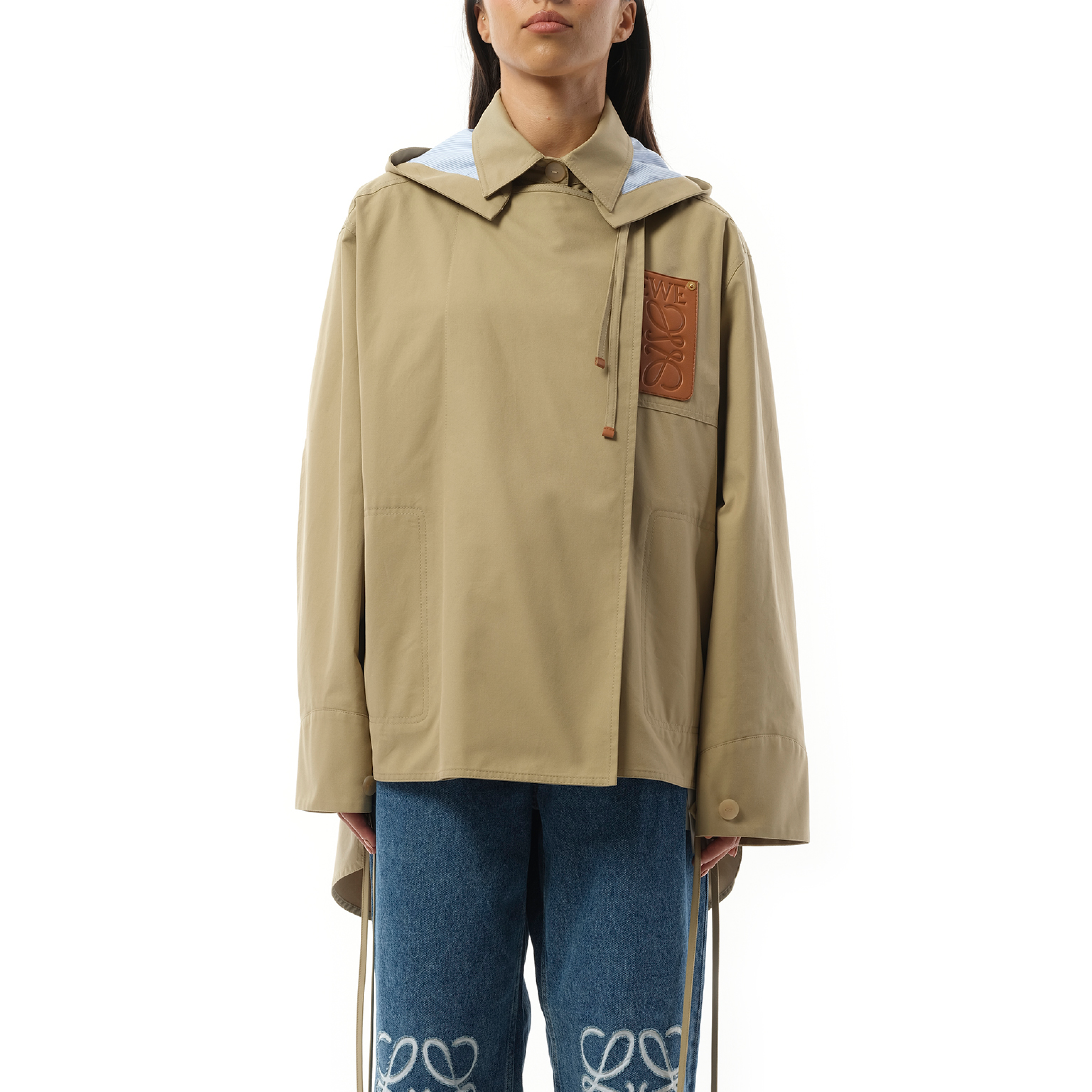 Hooded Anagram Parka in Sweet Caramel