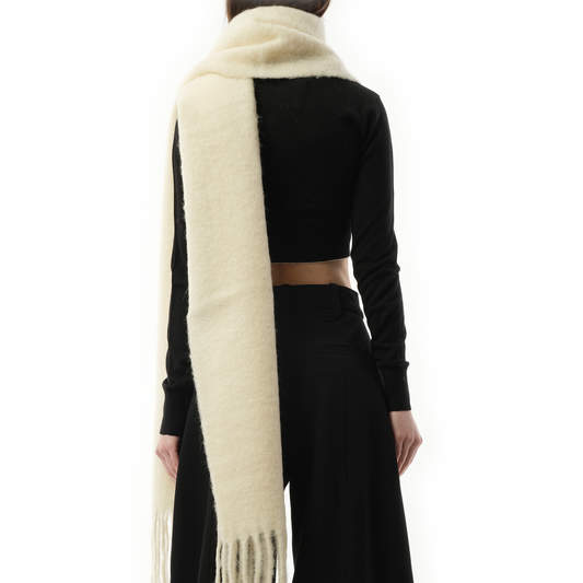 L
echarpe Carro Scarf in Off White