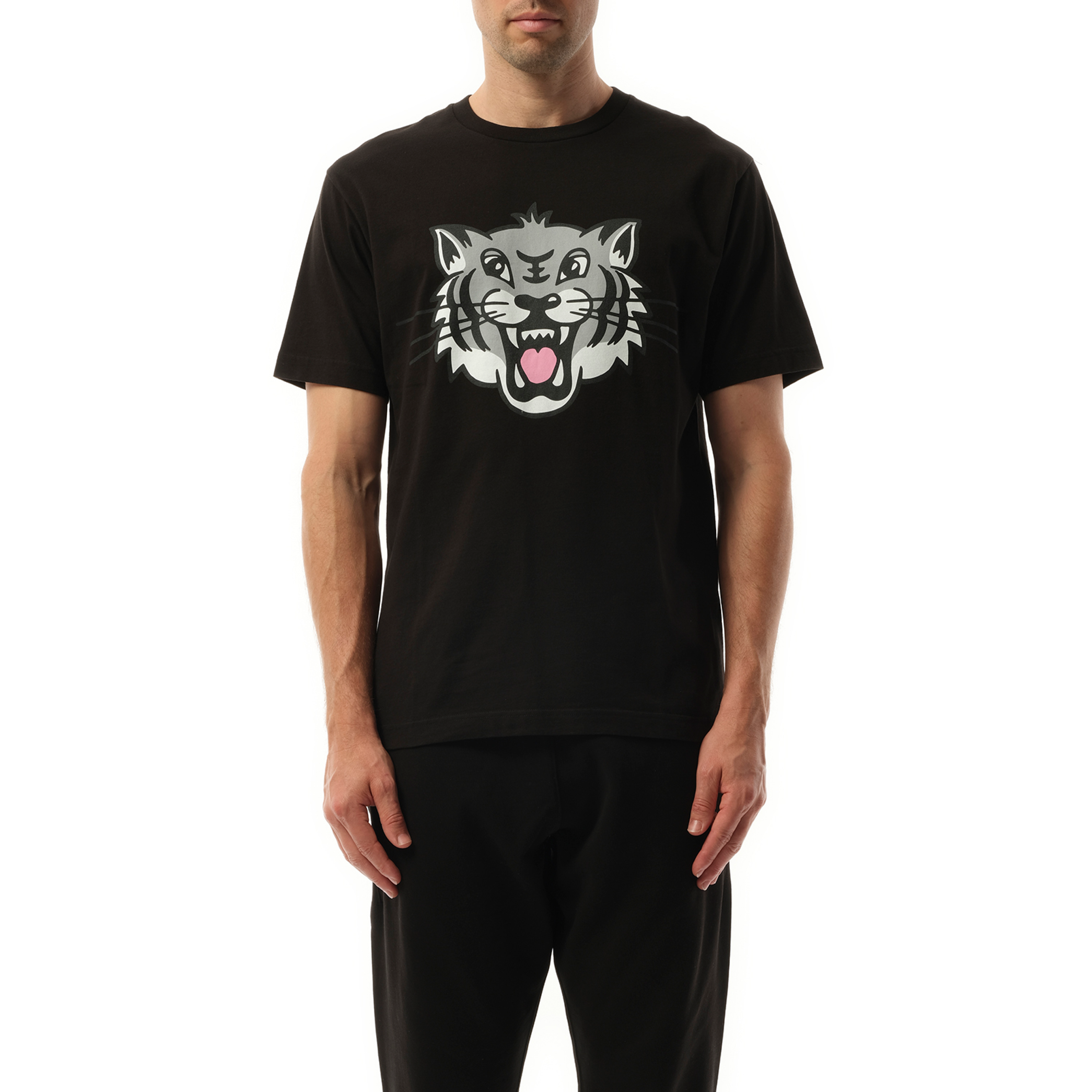 Kenzo Happy Tiger Classic T-Shirt in Black