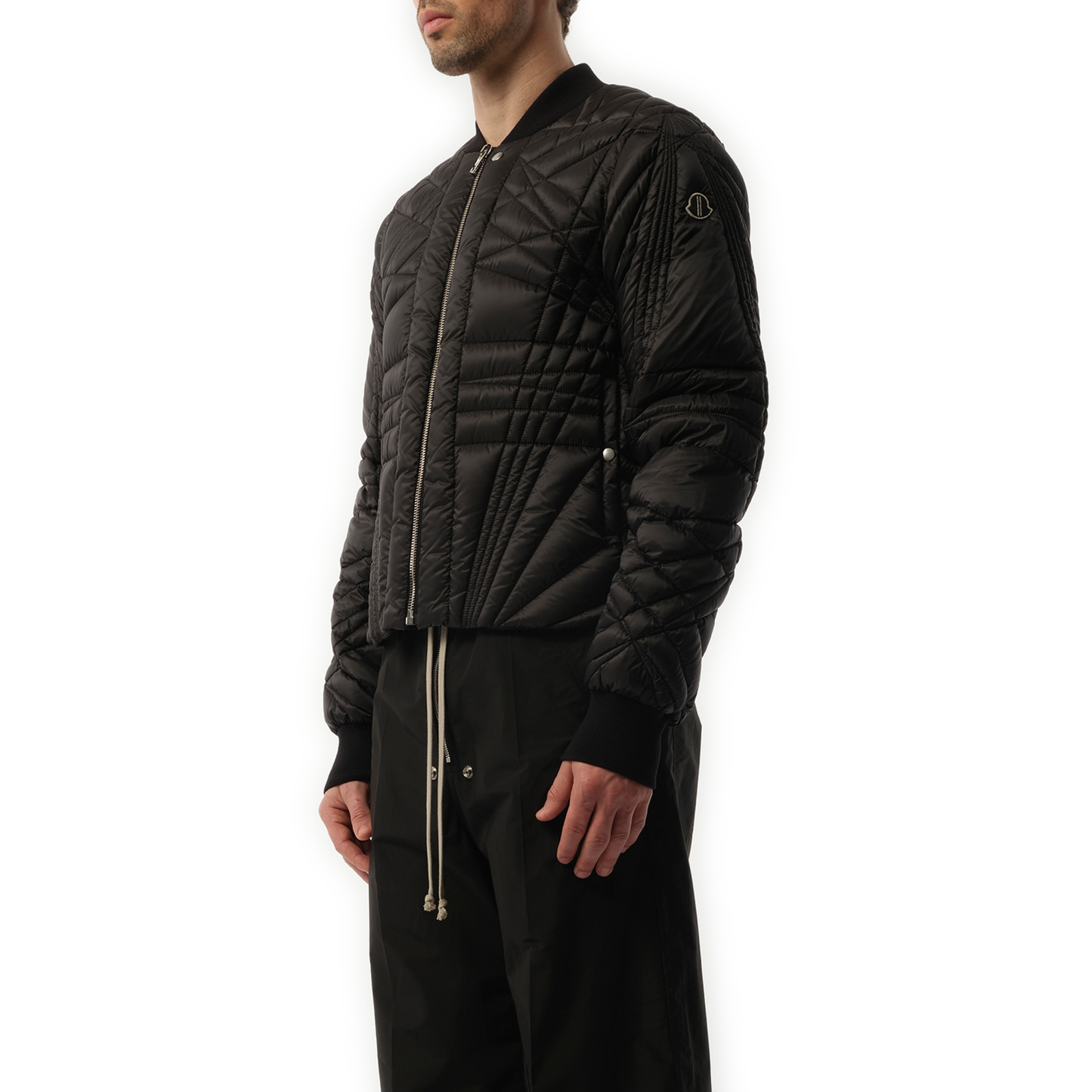 Rick Owens x Moncler Megapenta Flight Jacket in Black