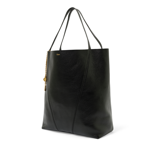 Chloe Spin Large Tote Bag in Black