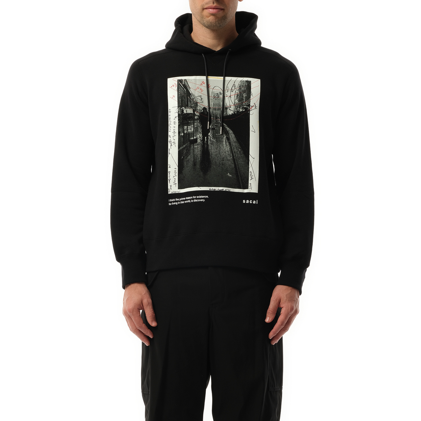 James Dean Photo Hoodie in Black