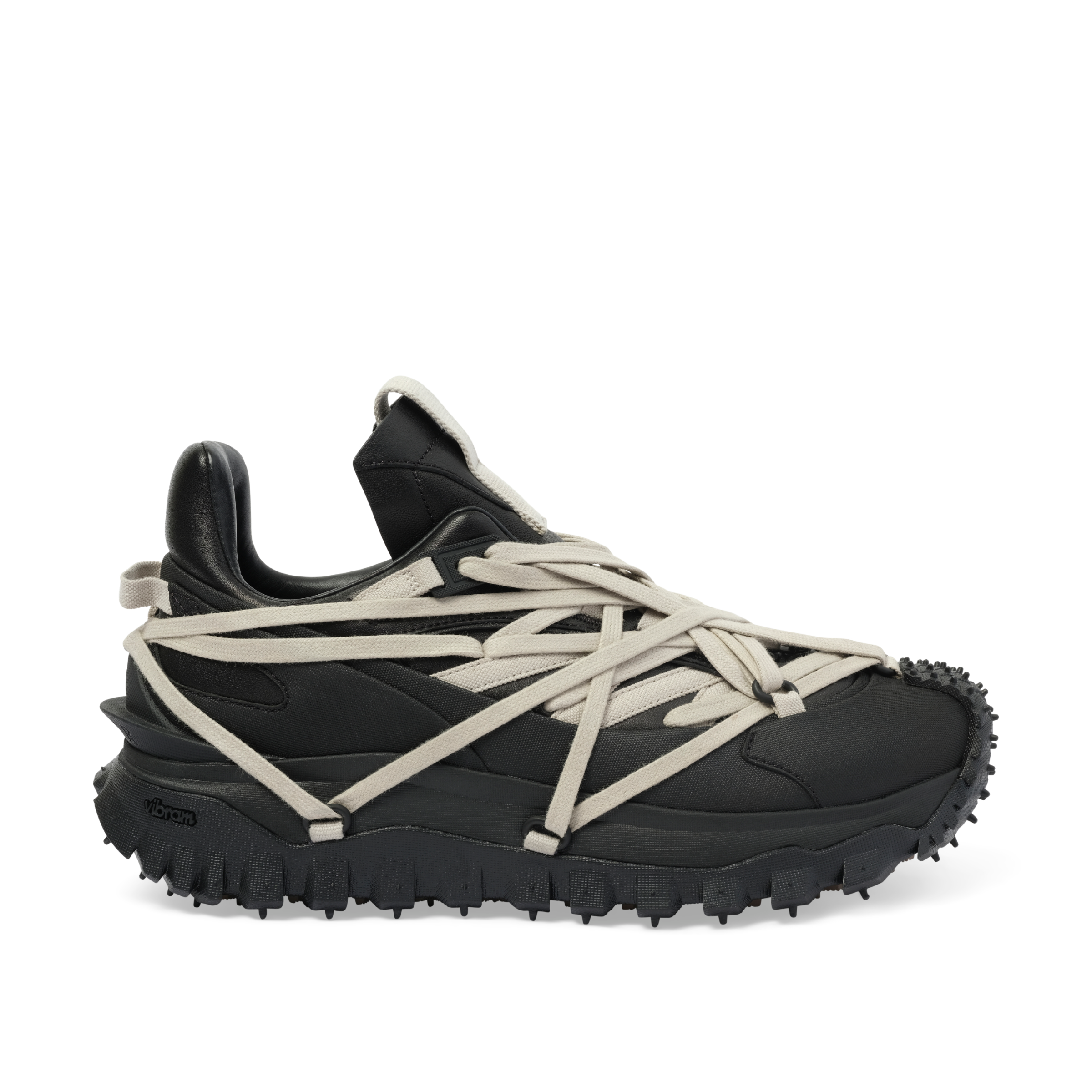 Rick Owens x Moncler Trailgrip Megalace Sneaker in Black