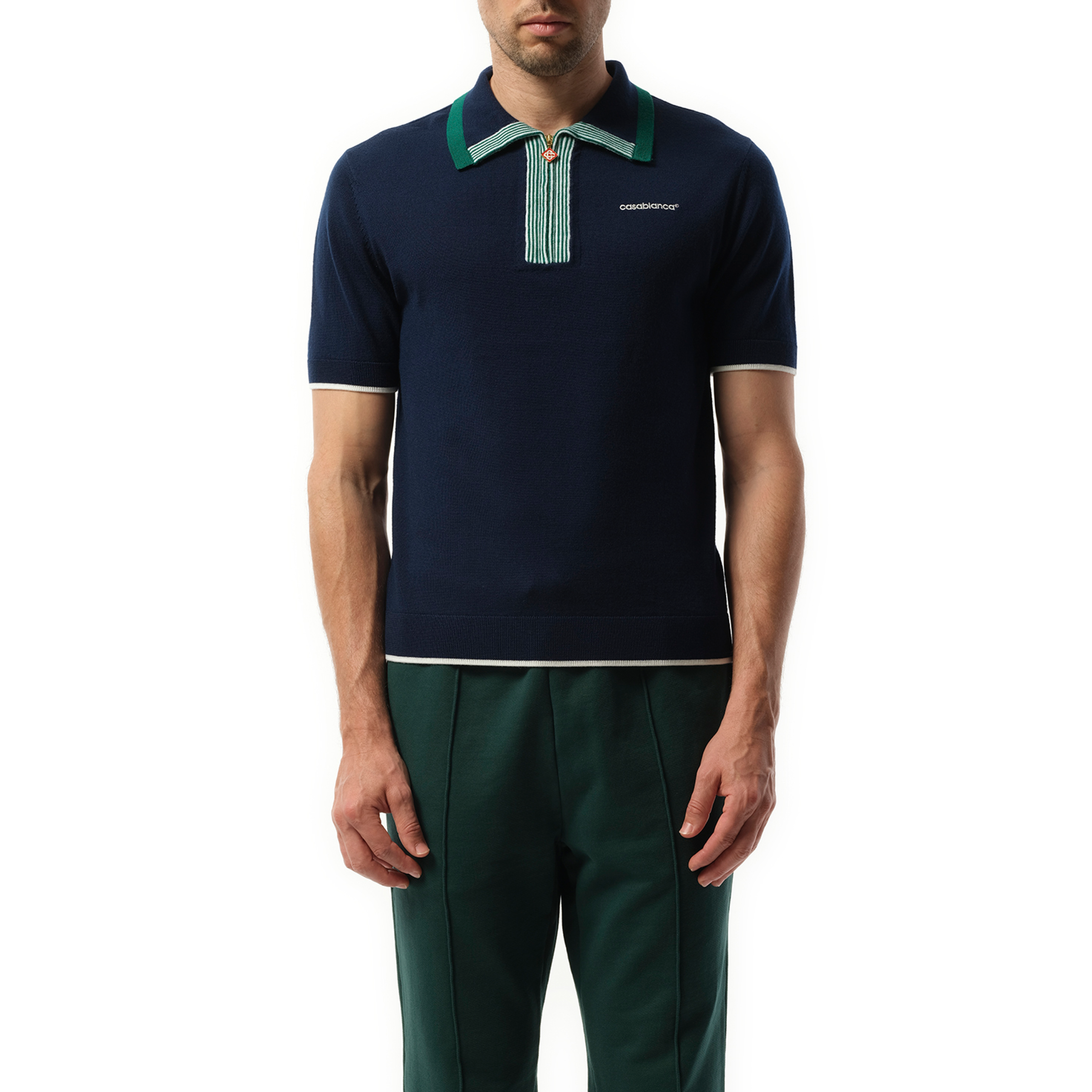 Tennis Polo in Navy