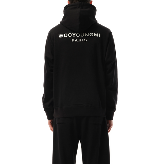 WYM Patch Hoodie in Black