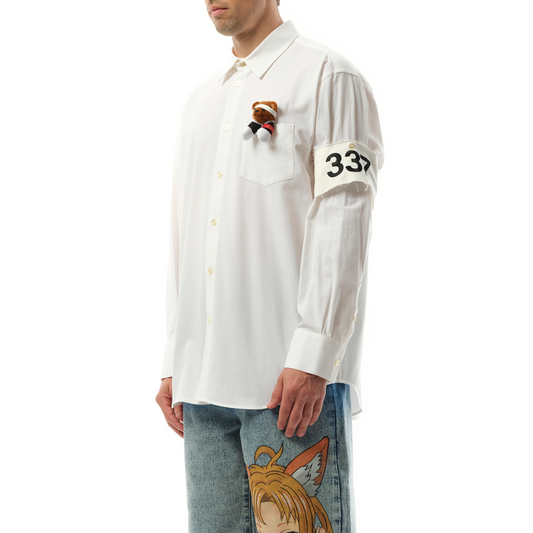 Support Group Bear Shirt in White