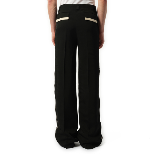 Twill Hollywood Trousers in Black