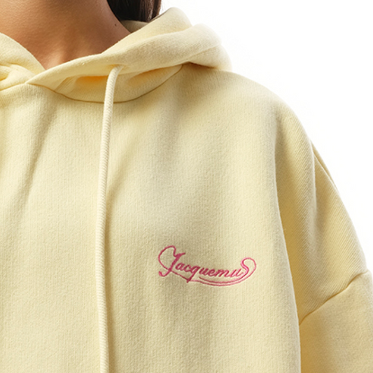 Le Hoodie Corto Uni Club in Beige