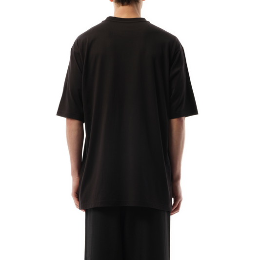 Unisex Boxy Short Sleeve T-Shirt in Black